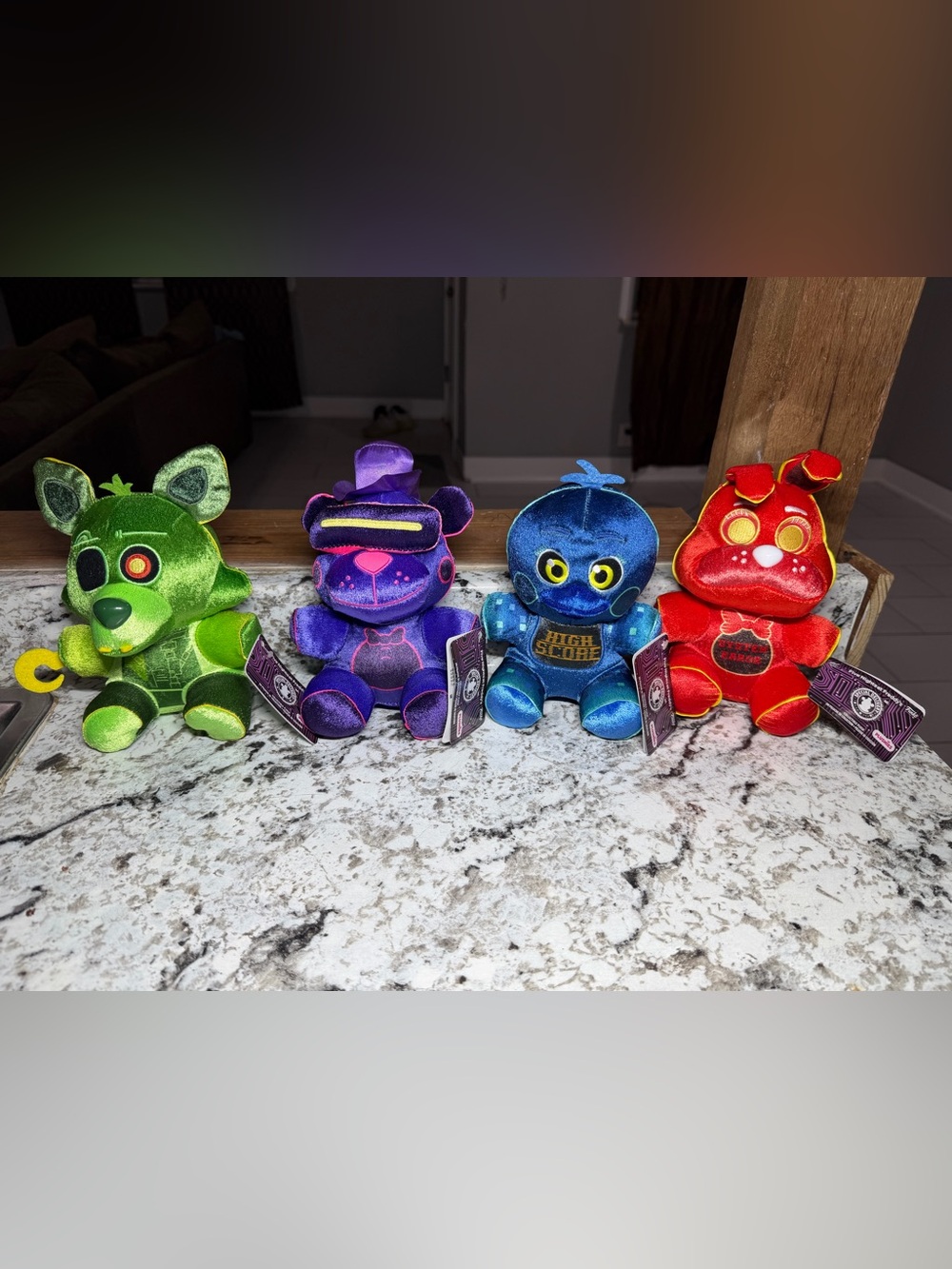 Fnaf Collection Five Nights At Freddys LOT  of 4 Plushies